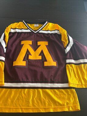 Vintage Mens K1 Sportswear Minnesota Gophers Hockey Jersey Size Large